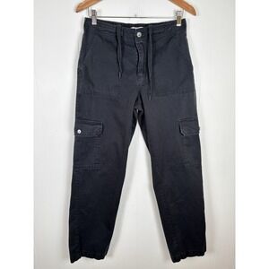 Monet Skateboards Size S‎ Black Cargo Pants Straight Leg Casual Pockets